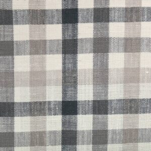 black-grey checked woven fabric from Clarke & Clarke