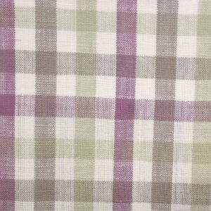 purple checked woven fabric from Clarke & Clarke