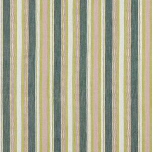 multicolour striped woven fabric from Clarke & Clarke