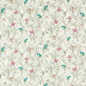 neutral botanical cotton fabric from Studio G