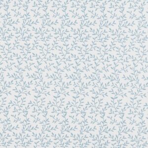 blue botanical cotton fabric from Studio G