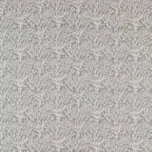 black-grey botanical jacquard fabric from Studio G