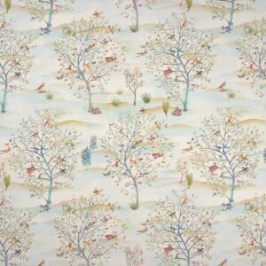multicolour botanical printed fabric from Studio G