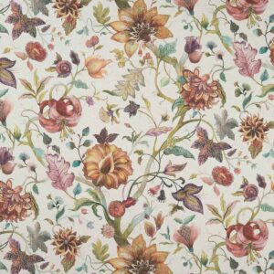multicolour botanical printed fabric from Studio G