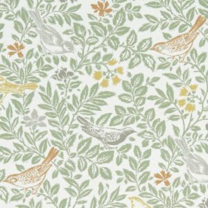 green animal cotton fabric from Studio G