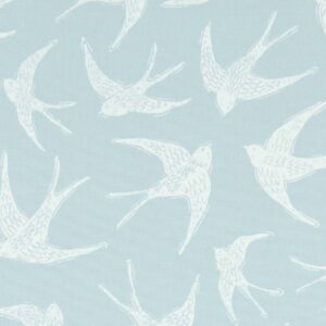 blue animal cotton fabric from Studio G