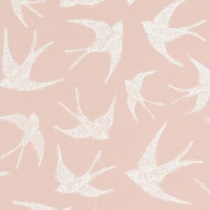 pink animal cotton fabric from Studio G