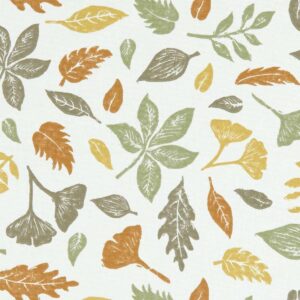 multicolour botanical cotton fabric from Studio G