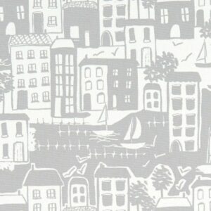 black-grey contemporary cotton fabric from Studio G