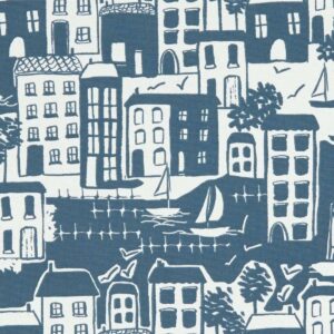 blue contemporary cotton fabric from Studio G