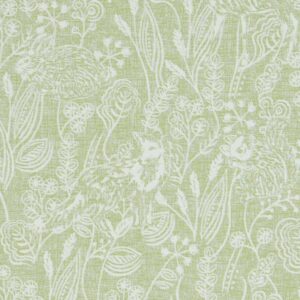 green animal cotton fabric from Studio G