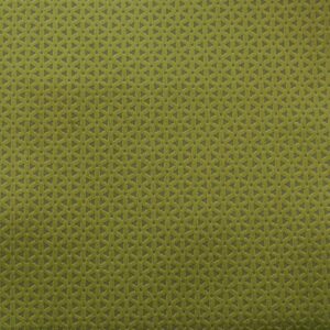 green geometric velvet-chenille fabric from Studio G
