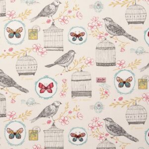 multicolour animal cotton fabric from Studio G