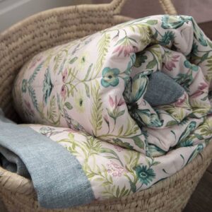 green botanical cotton fabric from Studio G