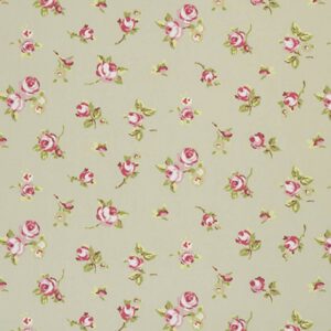 green botanical cotton fabric from Studio G