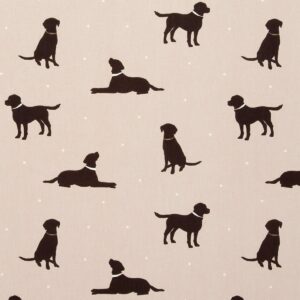 brown animal cotton fabric from Studio G