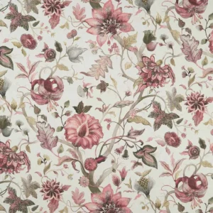 pink botanical printed fabric from Studio G